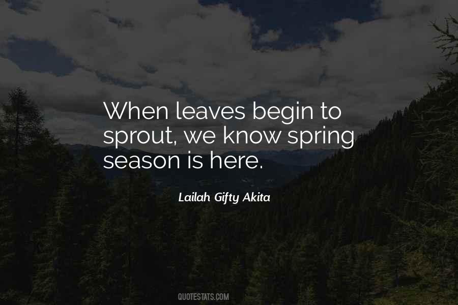 Quotes About Spring Leaves #627178