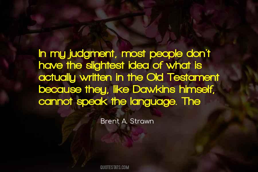 Quotes About Old Testament #1560968