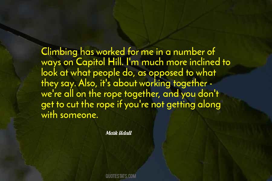 Quotes About Hill Climbing #856410