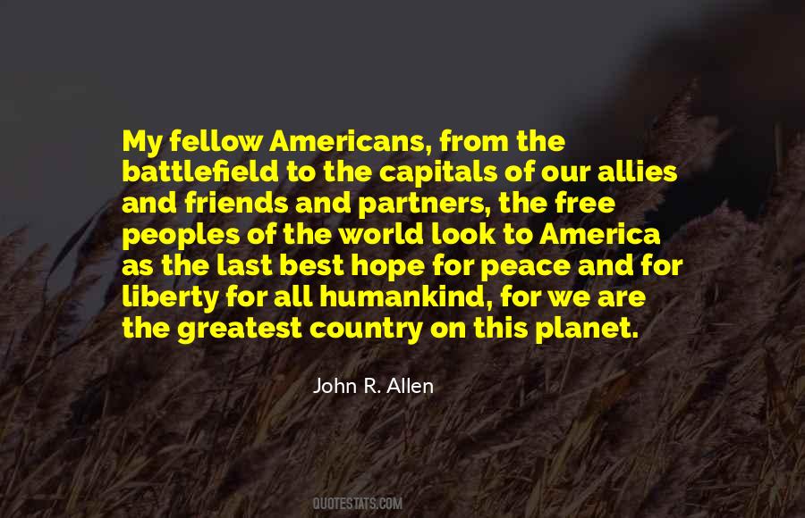 America Is Greatest Country Quotes #1604511