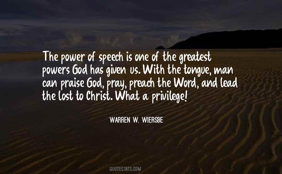 Quotes About The Power Of God's Word #542060