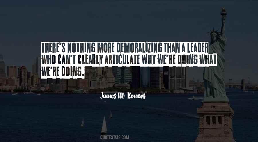 Quotes About Demoralizing #1770662