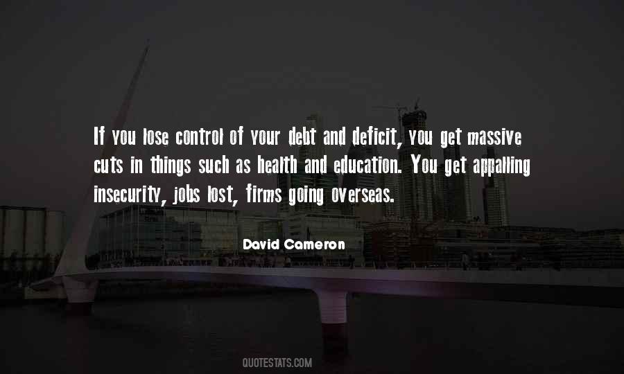 Quotes About Deficit #1729774