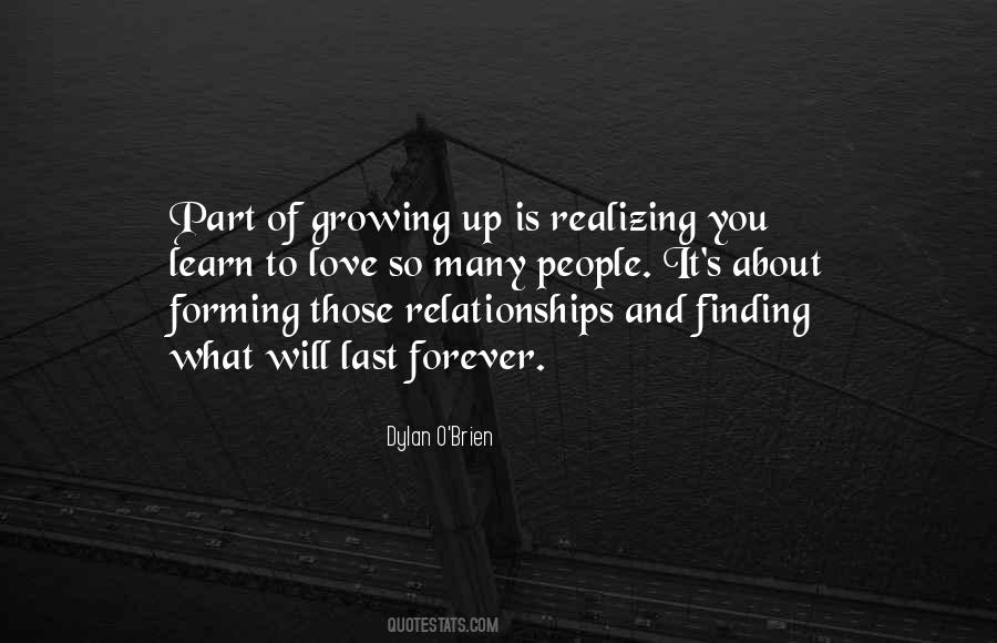 Quotes About Love Growing Up #595468