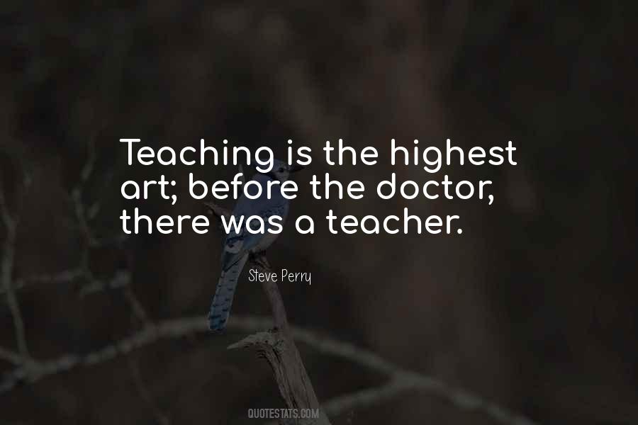 Quotes About Teaching Art #381390