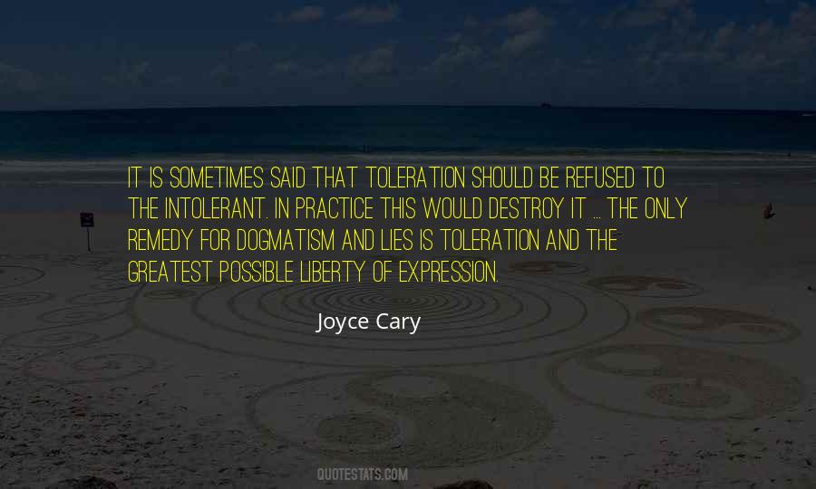 Quotes About Toleration #1332165