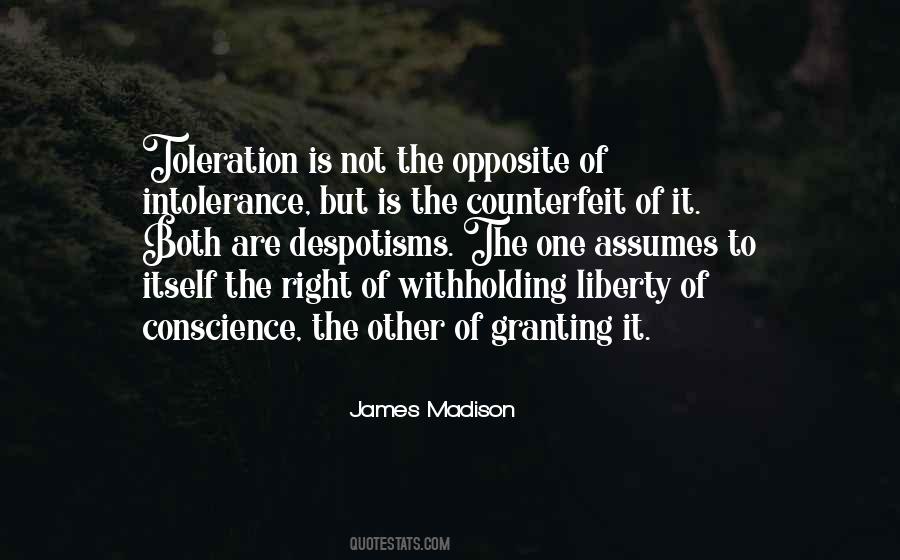 Quotes About Toleration #150362