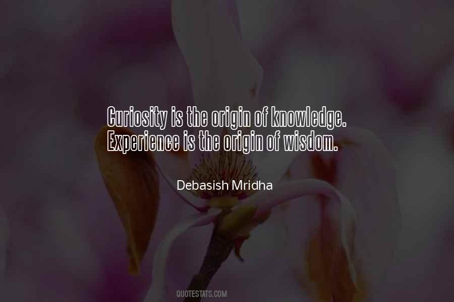 Knowledge Experience Quotes #73709