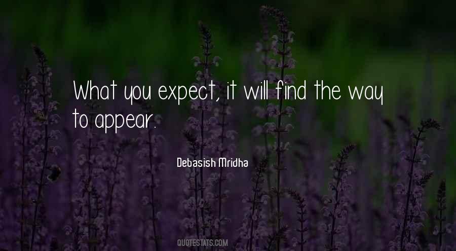 What You Expect Quotes #562359