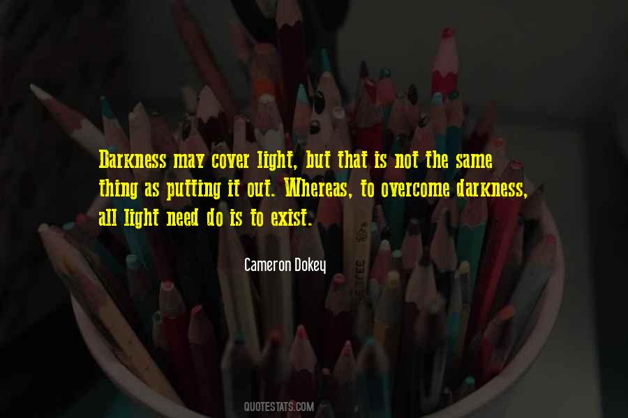 Darkness Light Quotes #42321