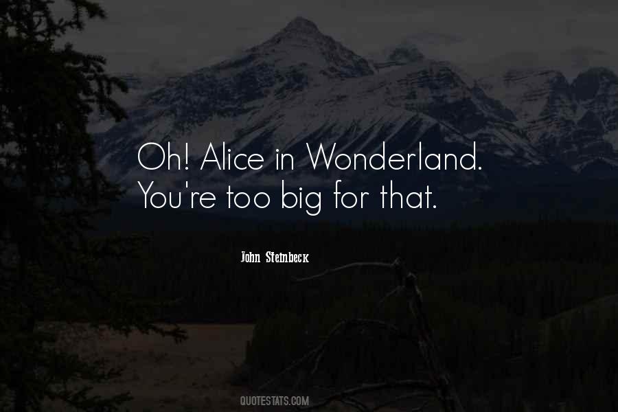 Wonderland Alice Quotes #594850