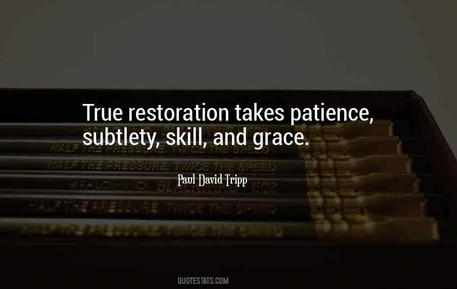 Quotes About Restoration #1044862