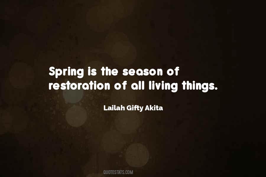 Quotes About Restoration #1449562