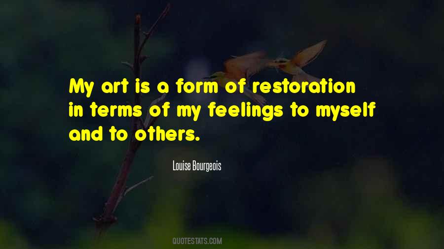 Quotes About Restoration #1458157