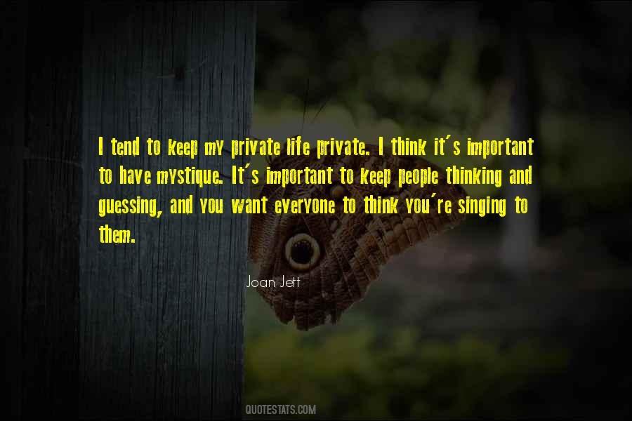 3 Things To Keep Private Quotes #155234