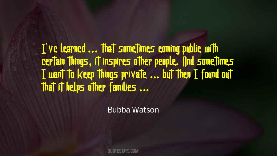 3 Things To Keep Private Quotes #248544