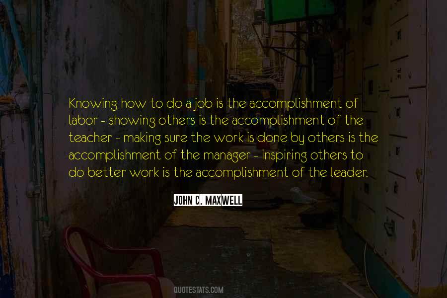 Quotes About Leader And Manager #469227