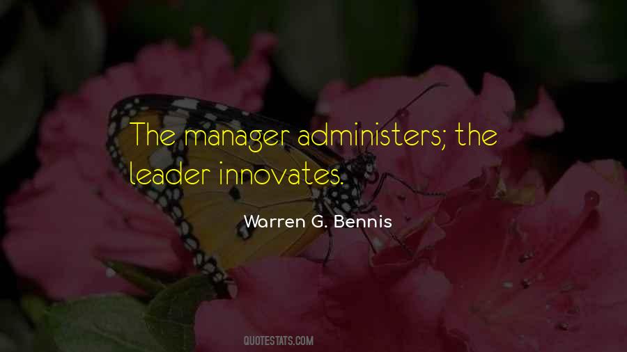 Quotes About Leader And Manager #664995