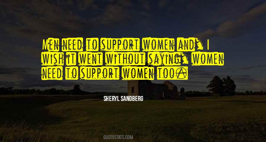 Support Women Quotes #889574