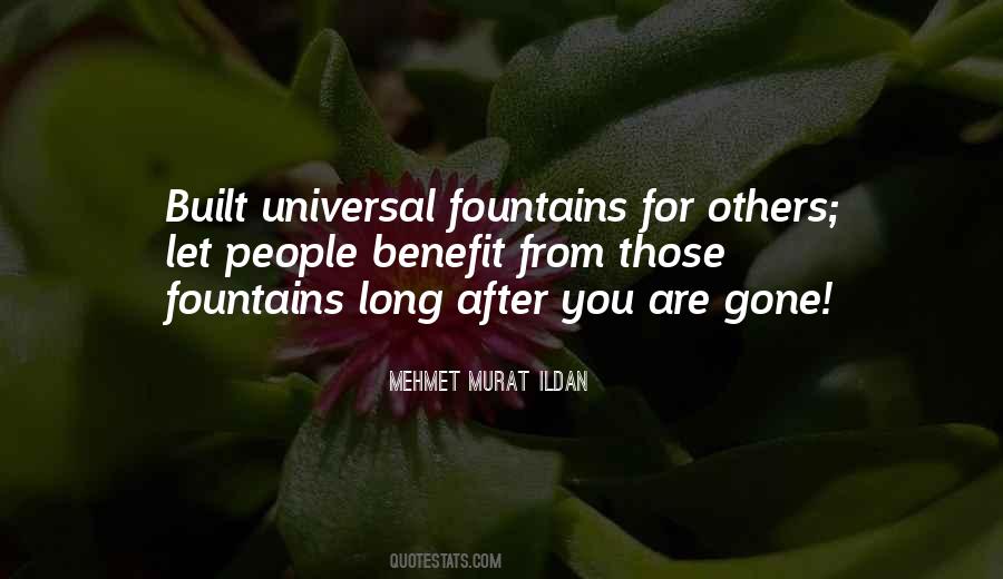 Quotes About Fountains #851552