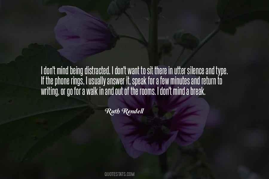 Distracted Mind Quotes #212158