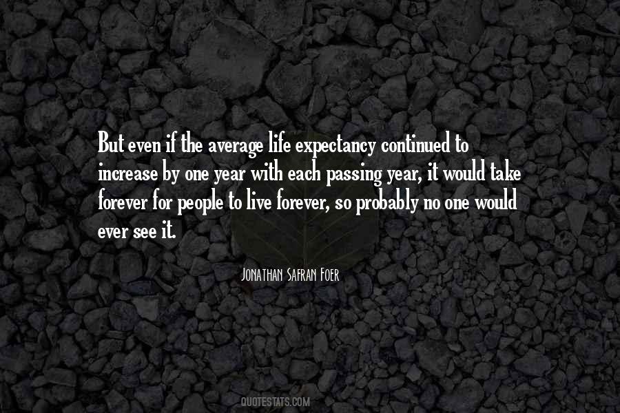 Quotes About Life Expectancy #992224