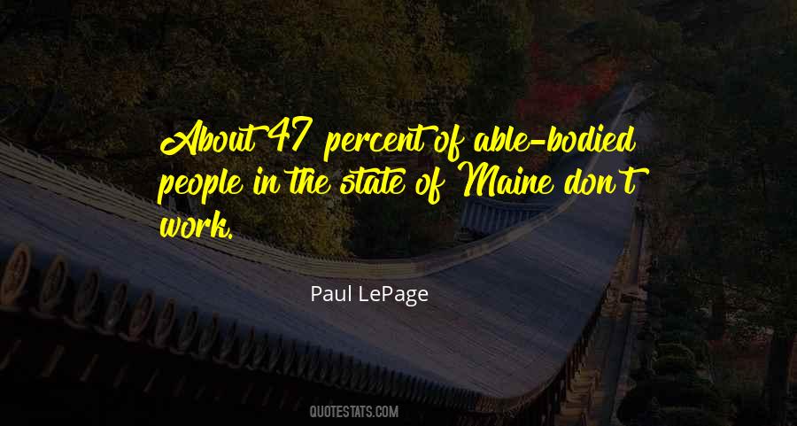 Quotes About Maine State #664601