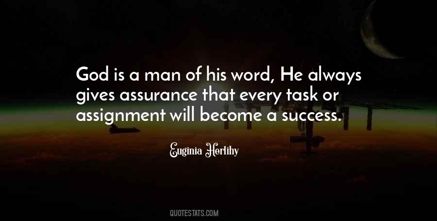 Quotes About Man Of His Word #1405253