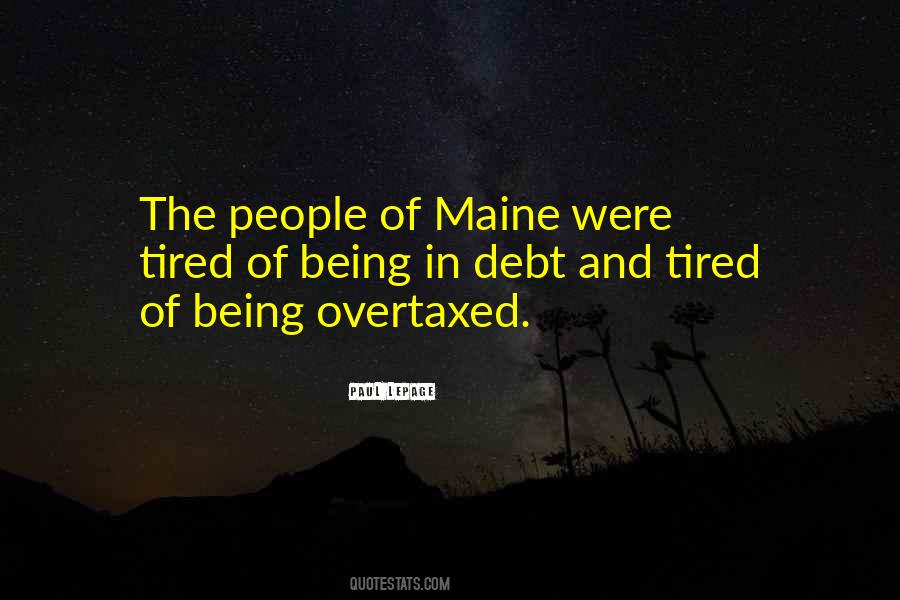 Quotes About Maine #971553
