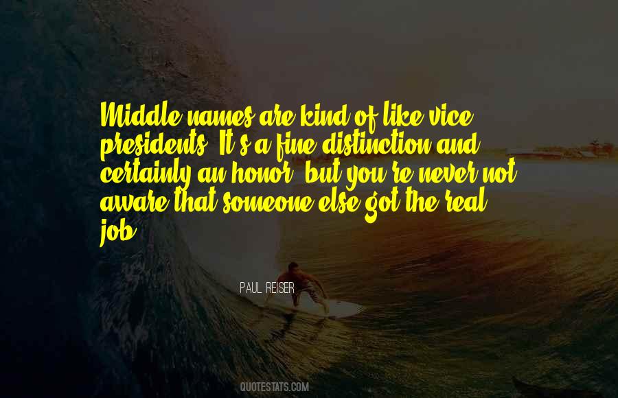 Quotes About Middle Names #1323667