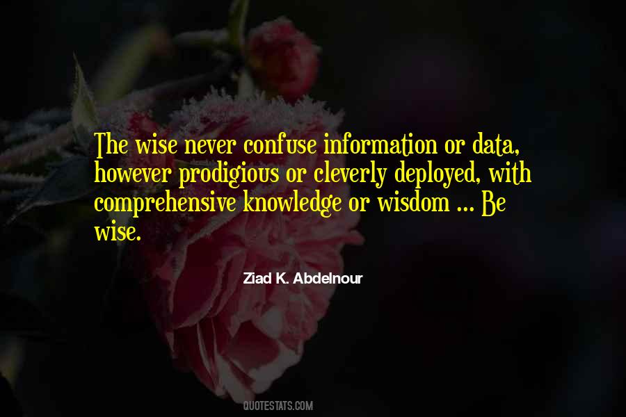 Quotes About Data And Knowledge #1452959