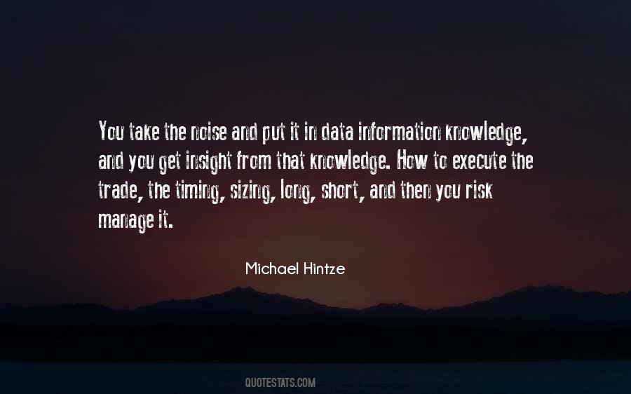 Quotes About Data And Knowledge #659276