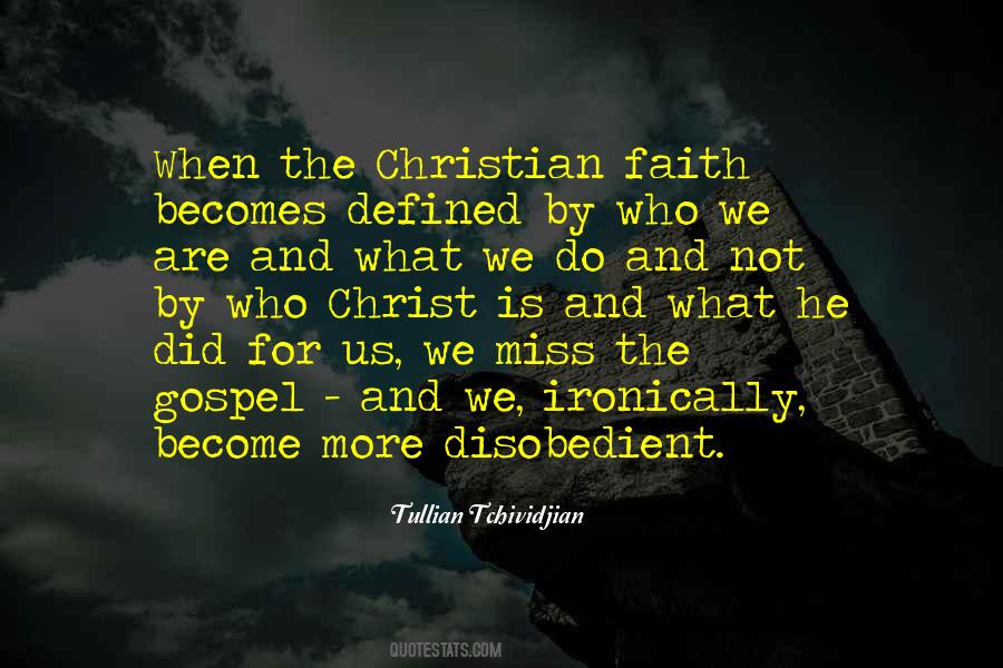 Quotes About Christian Faith #1200798