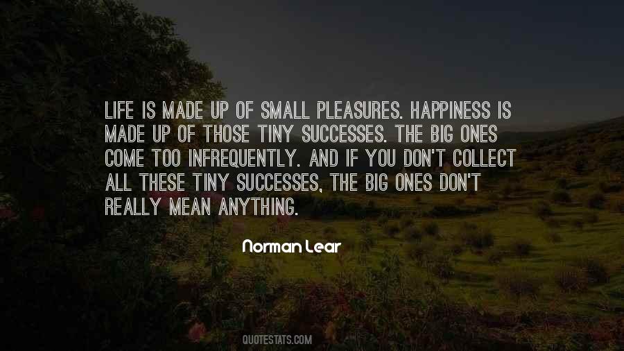Quotes About Small Pleasures #268930