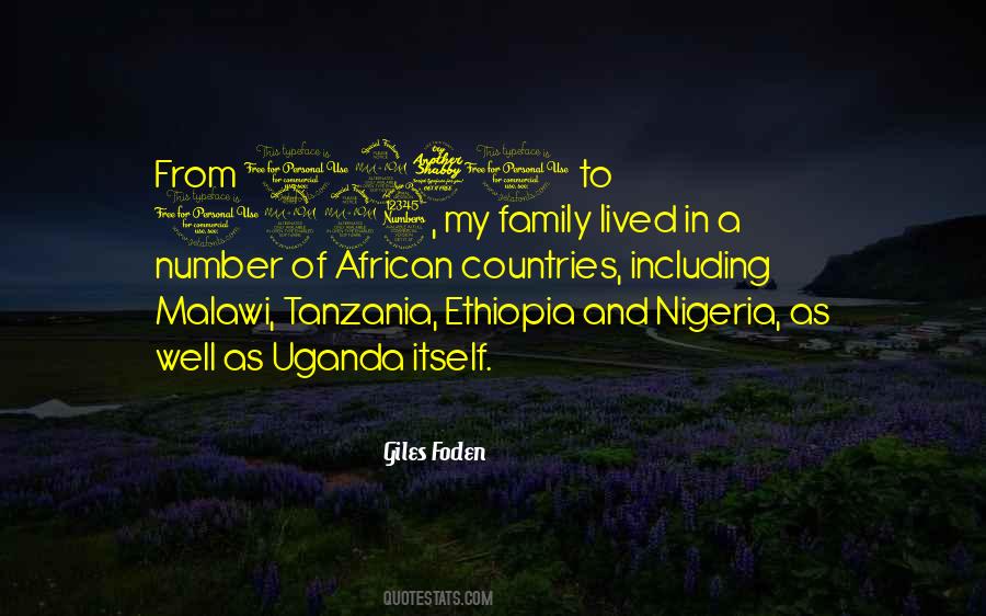 Quotes About Tanzania #1097483