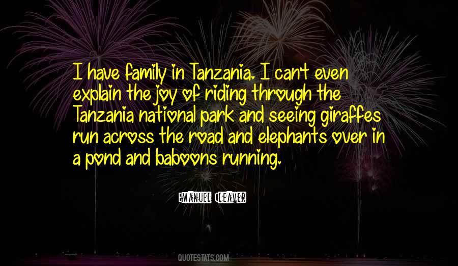 Quotes About Tanzania #1629535