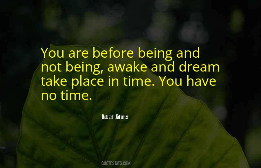 Quotes About Place And Time #2888