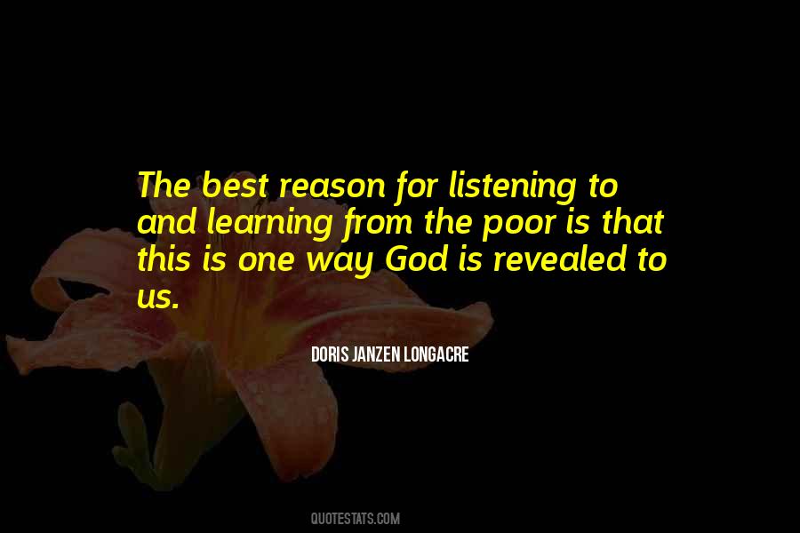 God Listening Quotes #1125501