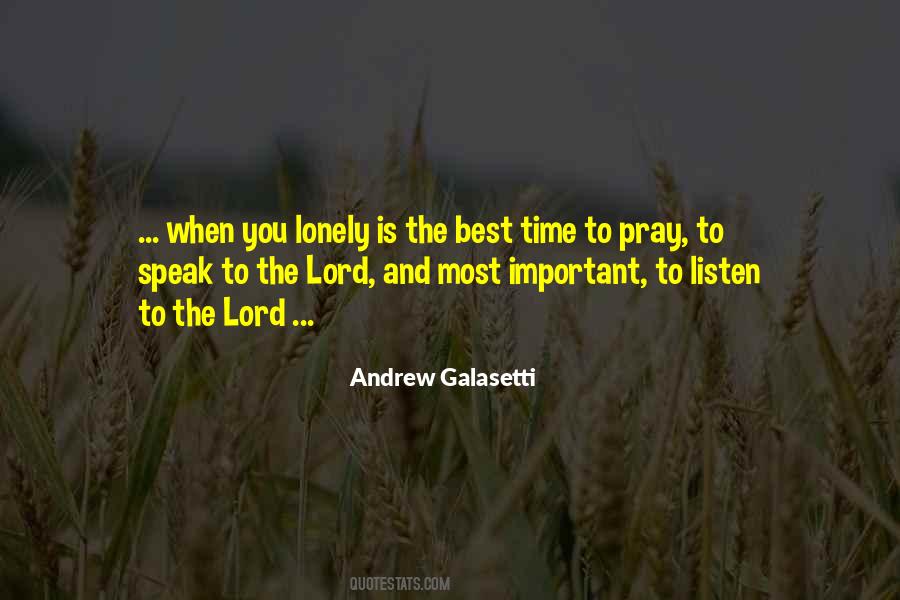 God Listening Quotes #1166261