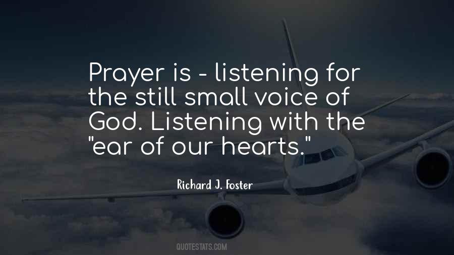 God Listening Quotes #1729442