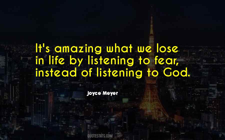 God Listening Quotes #3271