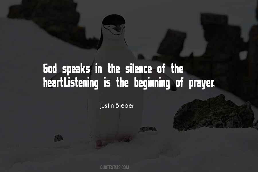 God Listening Quotes #418798