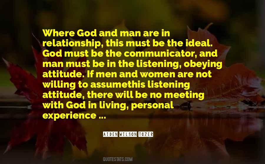 God Listening Quotes #830333
