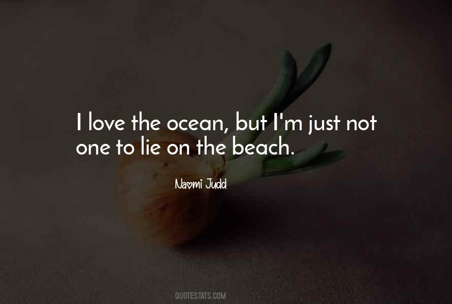 Love Ocean Quotes #352619