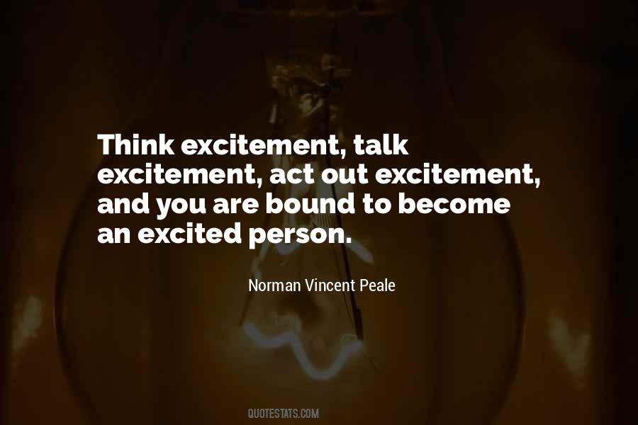 Quotes About Excited Person #1264310