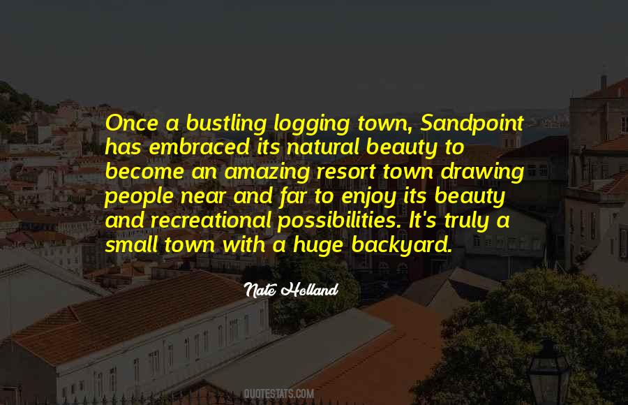 Quotes About A Small Town #250890