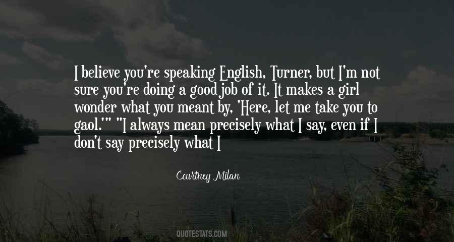 Quotes About Speaking English #1085002