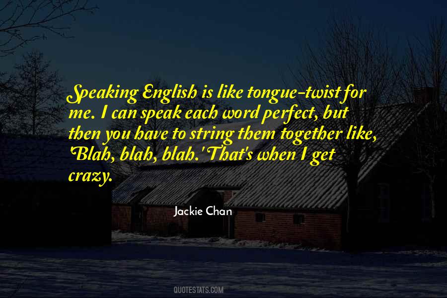 Quotes About Speaking English #1159423