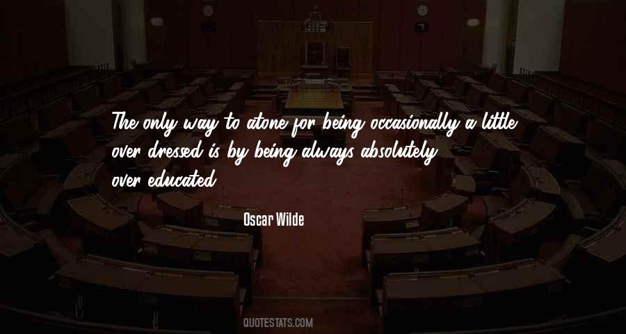 Quotes About Fashion Oscar Wilde #308911