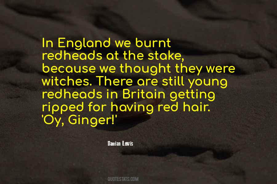Quotes About Red Hair #1553411